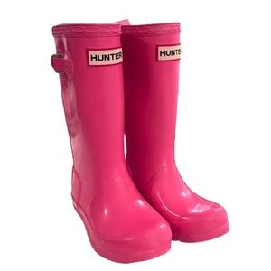 Hunter Kids Original Gloss Wellington Rain Boots